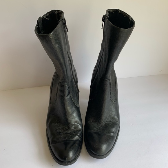 Enzo Angiolini earowena black leather boots size 8.5 - Picture 10 of 14